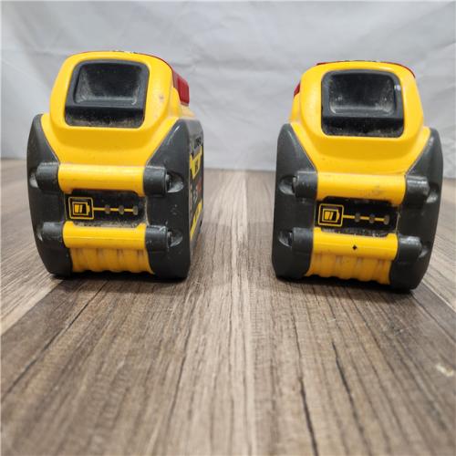 AS-IS - DEWALT FLEXVOLT 20V/60V MAX Lithium-Ion 6.0Ah Battery Pack (2 Pack)
