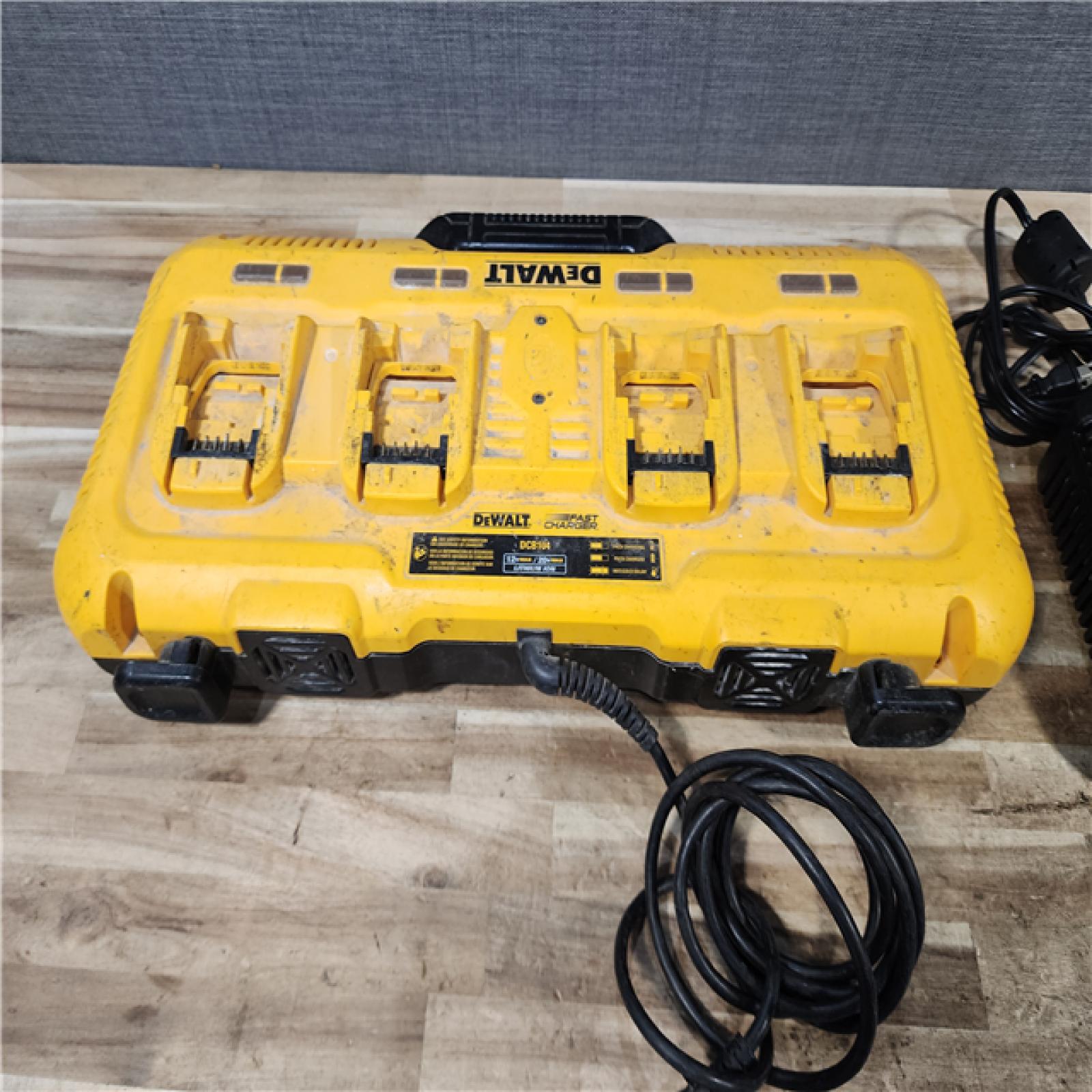 HOUSTON LOCATION - AS - IS DEWALT BATTERY CHARGER PACK QTY - 2