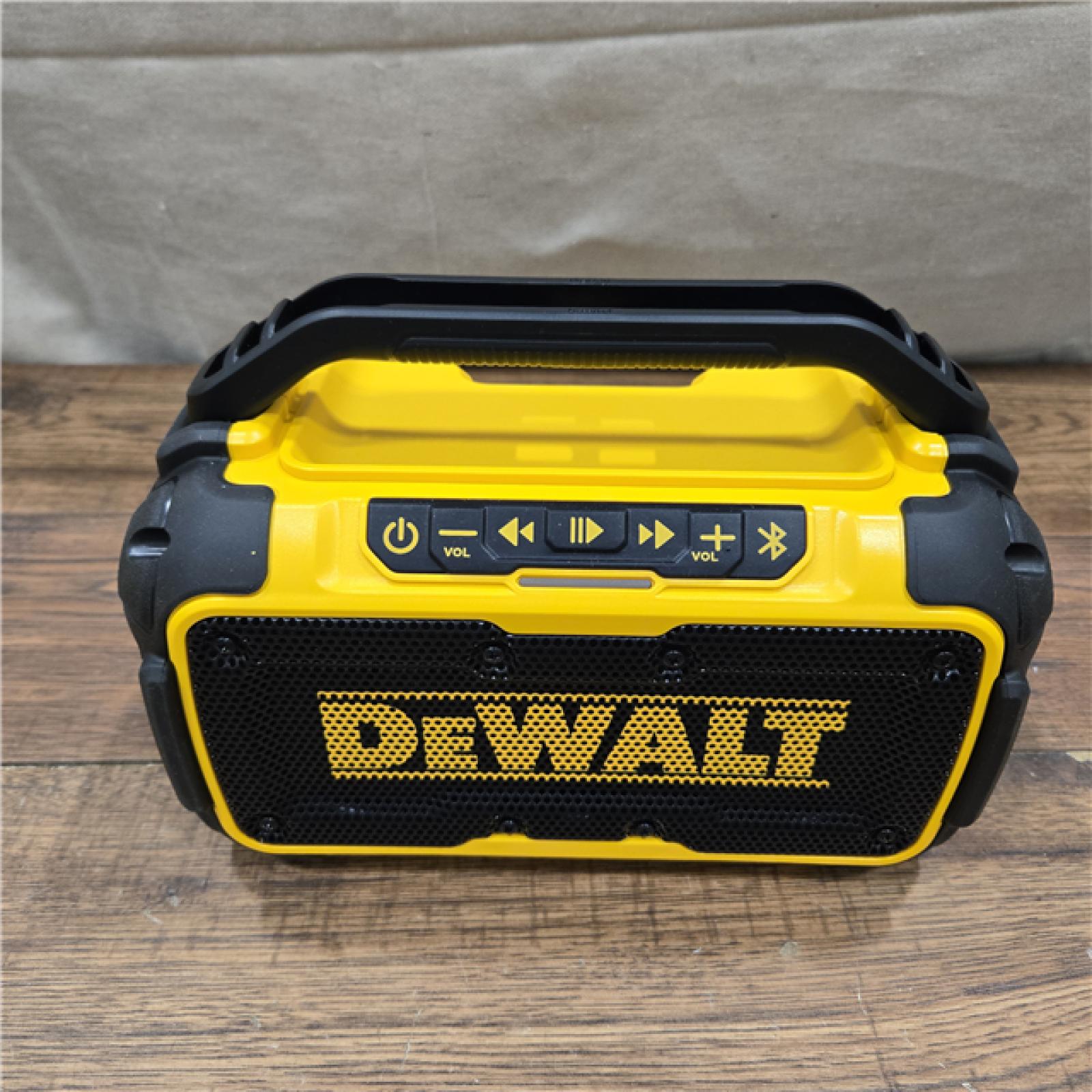 AS-IS DeWalt 20V MAX Lithium-Ion Jobsite Bluetooth Speaker