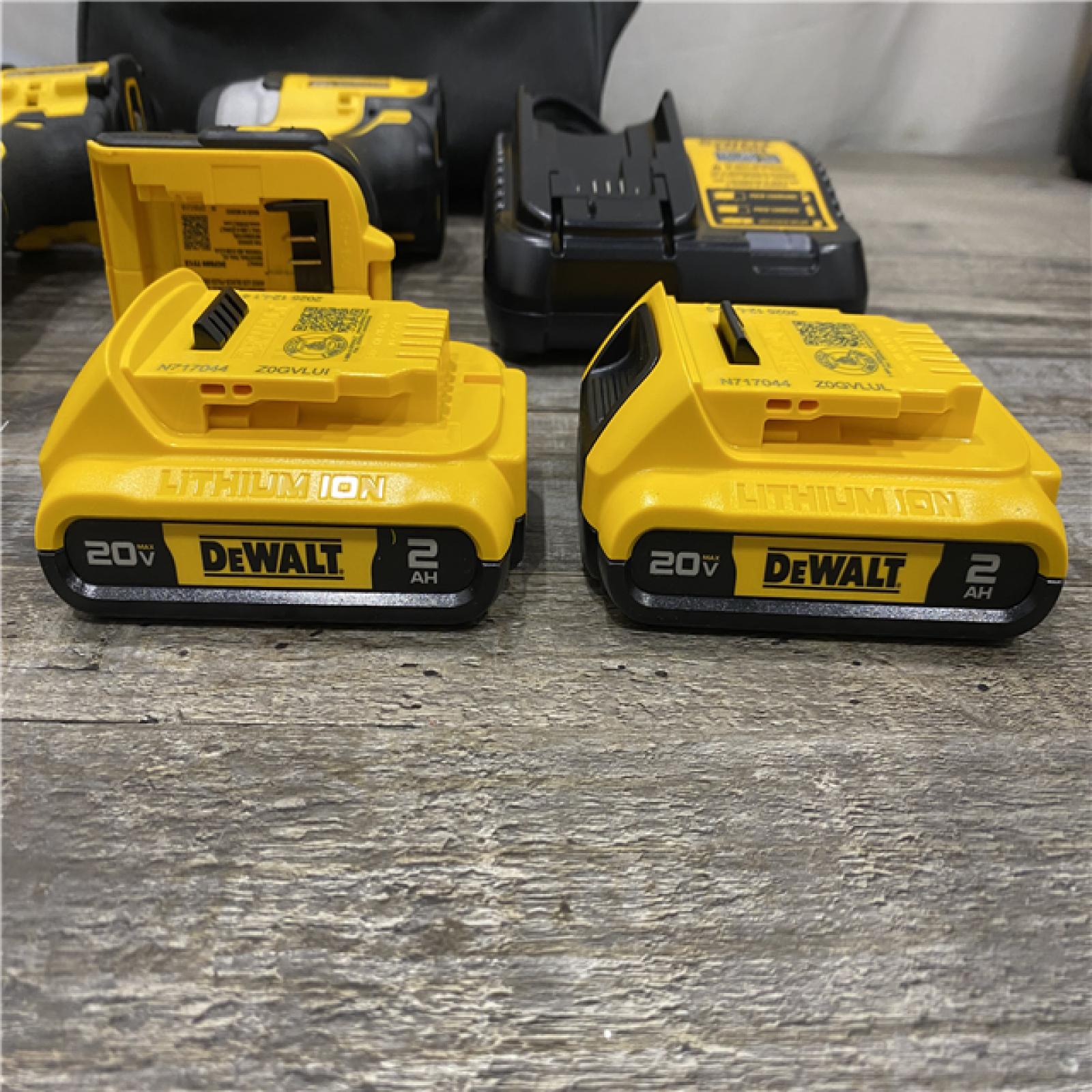 AS-IS DEWALT ATOMIC 20-Volt MAX Lithium-Ion Cordless Combo (2-Tool) Kit