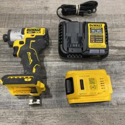 AS-IS DEWALT 20-Volt Maximum XR Lithium-Ion Cordless Brushless 1/4 in. 3-Speed Impact Driver Kit