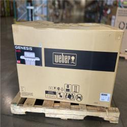 DALLAS LOCATION - Weber Genesis S-415 4-Burner Liquid Propane Gas Grill in Stainless Steel