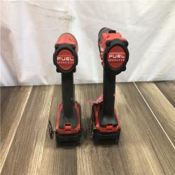 AS-IS Milwaukee FUEL 18V Lithium-Ion Brushless Cordless Hammer Drill and Impact Driver Combo Kit