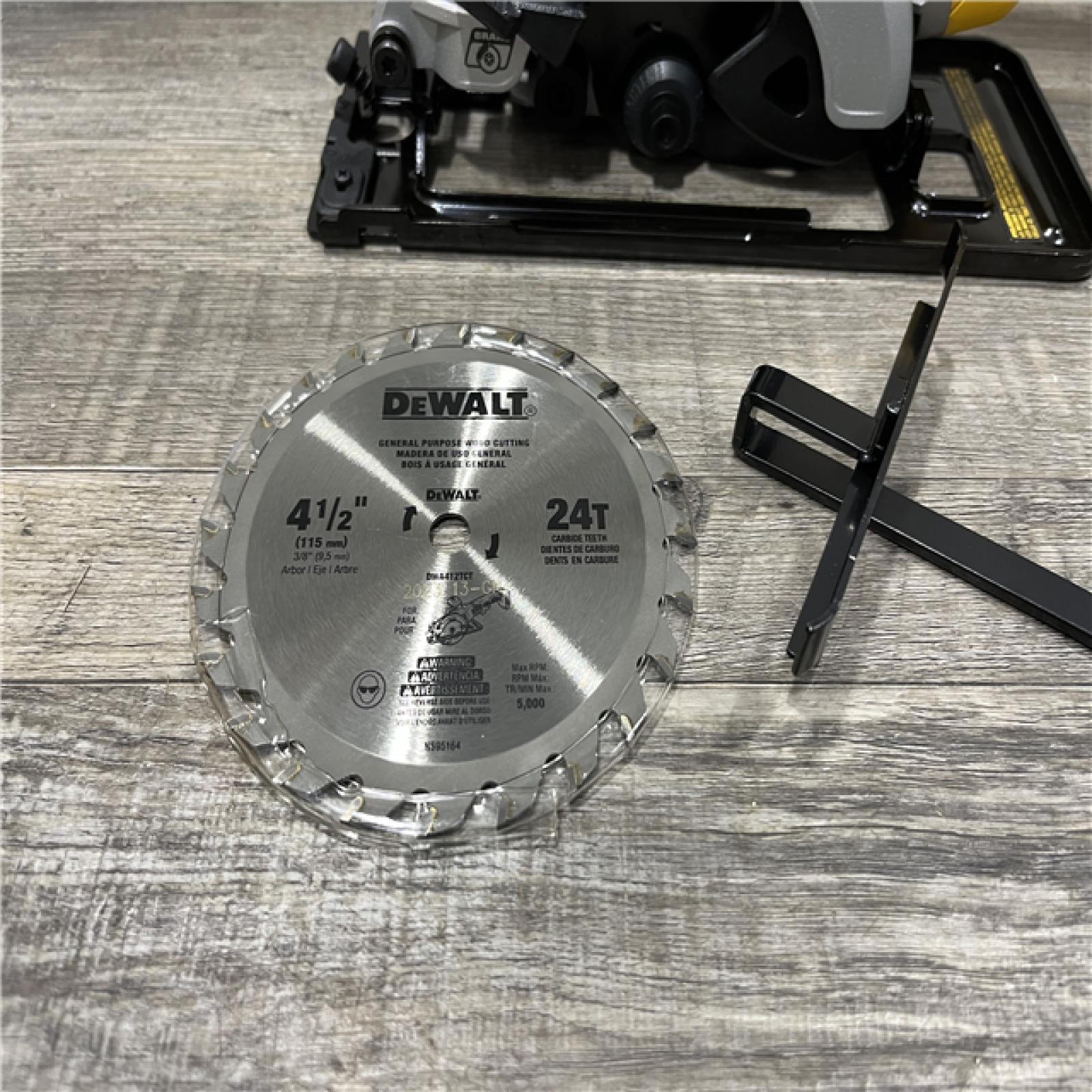 AS-IS DEWALT ATOMIC 20V MAX Cordless Brushless 4-1/2 in. Circular Saw (Tool Only)
