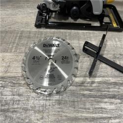 AS-IS DEWALT ATOMIC 20V MAX Cordless Brushless 4-1/2 in. Circular Saw (Tool Only)