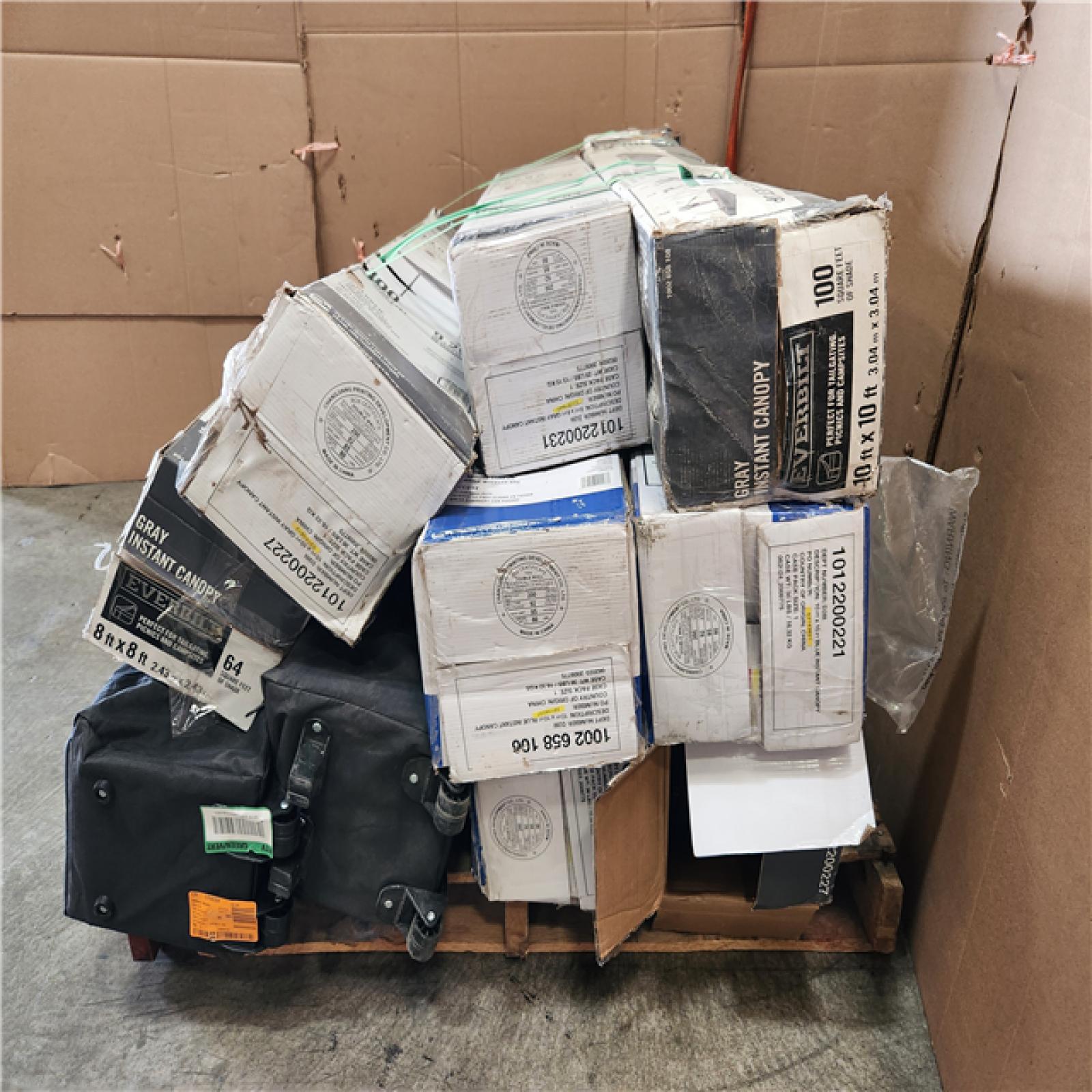 Phoenix AS-IS Mixed Everbilt Easy Instant Canopy Pallet (10-Total)