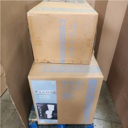 Phoenix NEW Glacier Bay 12 in. Rough In 2-Piece 1.0 GPF/1.28 GPF Dual Flush Elongated Toilet in White, Seat Included Pallet of 4