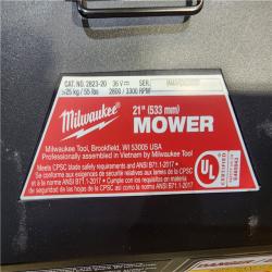 HOUSTON LOCATION - AS-IS Milwaukee M18 FUEL Brushless Cordless 21 in. Walk Behind Dual Battery Self-Propelled Mower (Tool Only)
