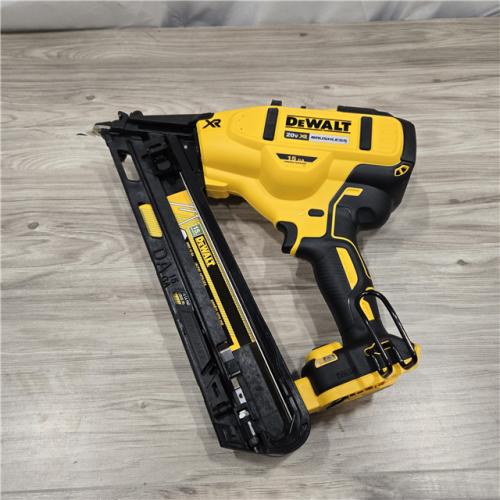 AS-IS DEWALT Cordless 20V MAX XR Angled Finish Nailer (Tool Only)