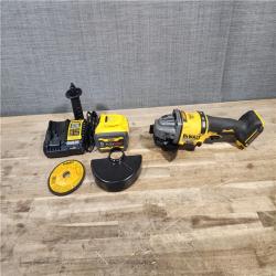 HOUSTON LOCATION - AS-IS DeWalt FLEXVOLT 60V Cordless 4-1/2 to 6 in. Grinder Kit (Battery & Charger)
