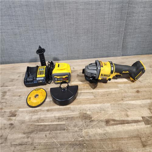HOUSTON LOCATION - AS-IS DeWalt FLEXVOLT 60V Cordless 4-1/2 to 6 in. Grinder Kit (Battery & Charger)