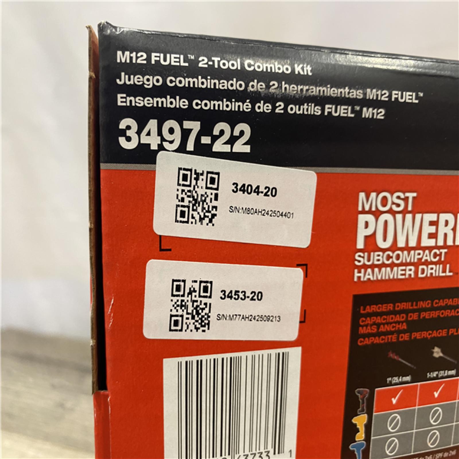 NEW - Milwaukee FUEL 12-Volt Lithium-Ion Brushless Cordless Hammer Drill and Impact Driver Combo Kit