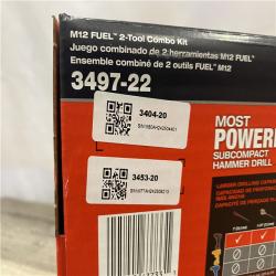 NEW - Milwaukee FUEL 12-Volt Lithium-Ion Brushless Cordless Hammer Drill and Impact Driver Combo Kit