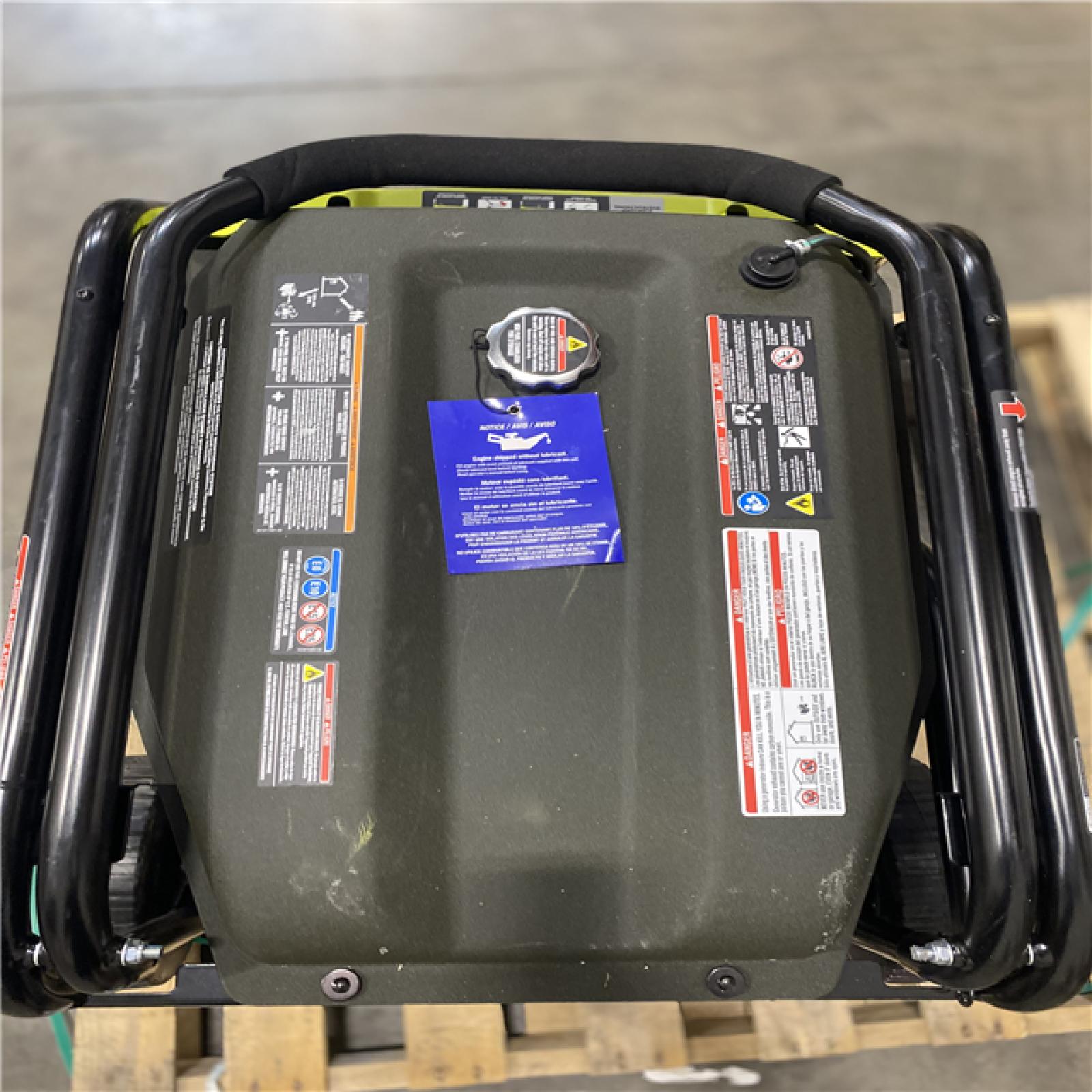 Dallas Location - As-Is RYOBI 6800-Watt  Gasoline Portable Generator