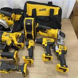 AS-IS DEWALT 20V MAX Cordless 9 Tool Combo Kit