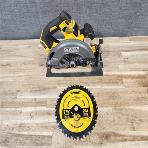 HOUSTON LOCATION - AS-IS DEWALT FLEXVOLT 60V MAX Cordless Brushless 7-1/4 in. Circular Saw with Brake (Tool Only)
