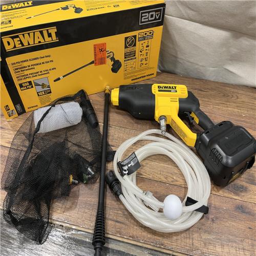 AS-IS Dewalt 20V 550 PSI  1 GPM Cordless Power Cleaner W/ 4 Nozzles Tool-Only DCPW550B