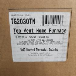 Phoenix LIKE NEW WILLIAMS CARMEL TG2030TN 82% AFUE Top Vent Gas Wall Furnace