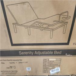 Phoenix NEW HOMESTOCK Black Metal Bed Frame Full Platform Bed with 7 Adjustable Positions  Wireless Remote  Lounge Function