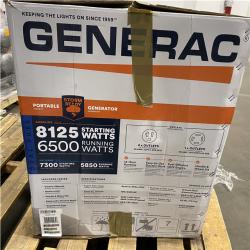 Dallas Location - As-Is Generac 8125/6500-Watt Electric Start Dual Fuel Portable