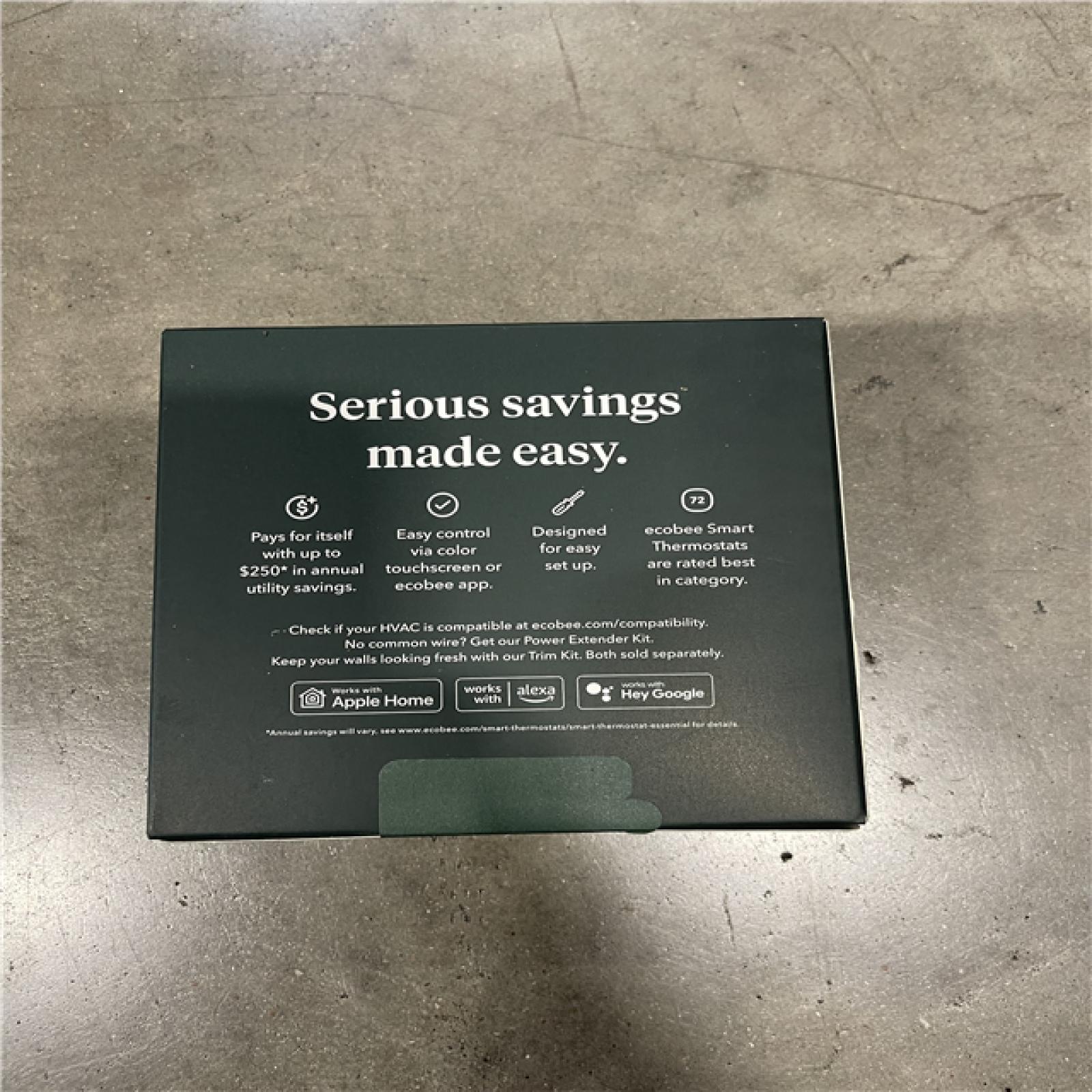 NEW! -  ecobee Smart Thermostat Essential Learning Programmable Thermostat