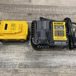 AS-IS DEWALT 20-Volt Maximum XR 5.0 Ah Battery Pack and Charger Kit