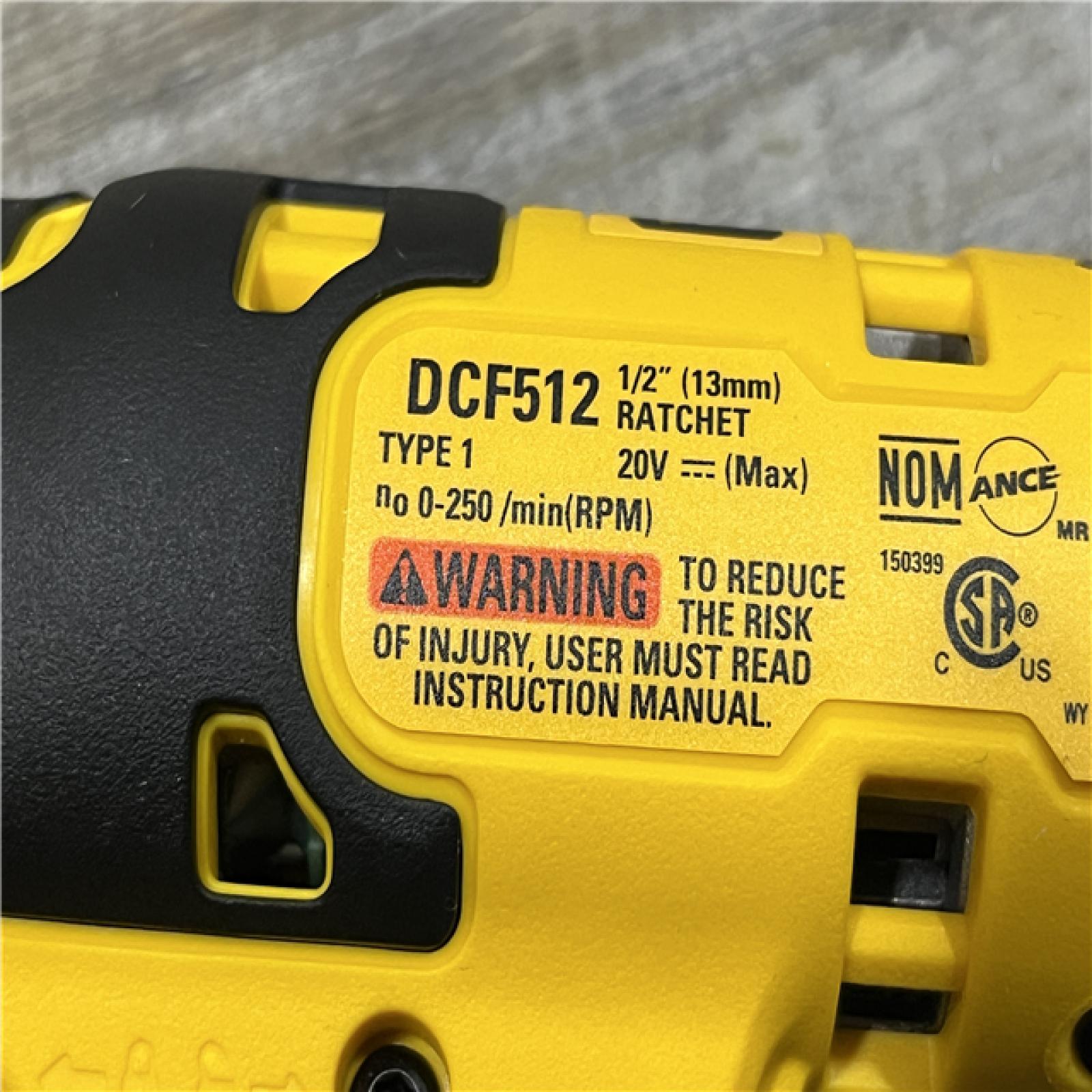 AS-IS DEWALT ATOMIC 20V MAX Cordless 1/2 in. Ratchet (Tool Only)