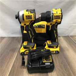 AS-IS DEWALT ATOMIC 20-Volt MAX Lithium-Ion Cordless Combo Kit