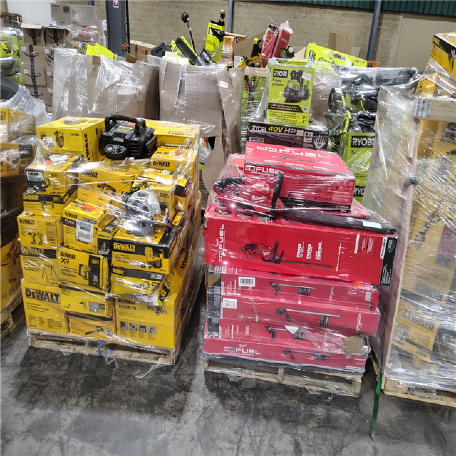 Pittston Location As-Is Power Tools Partial Truckload (11 Pallets) 1004-B