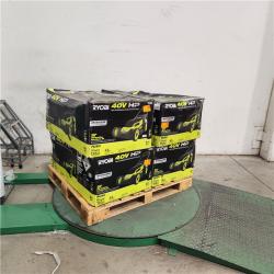 Dallas Location - As-Is RYOBI 40V  20 in. Cordless Battery Lawn Mower with 6.0 Ah Battery and Charge-Like New Condition- Lot Of 4)