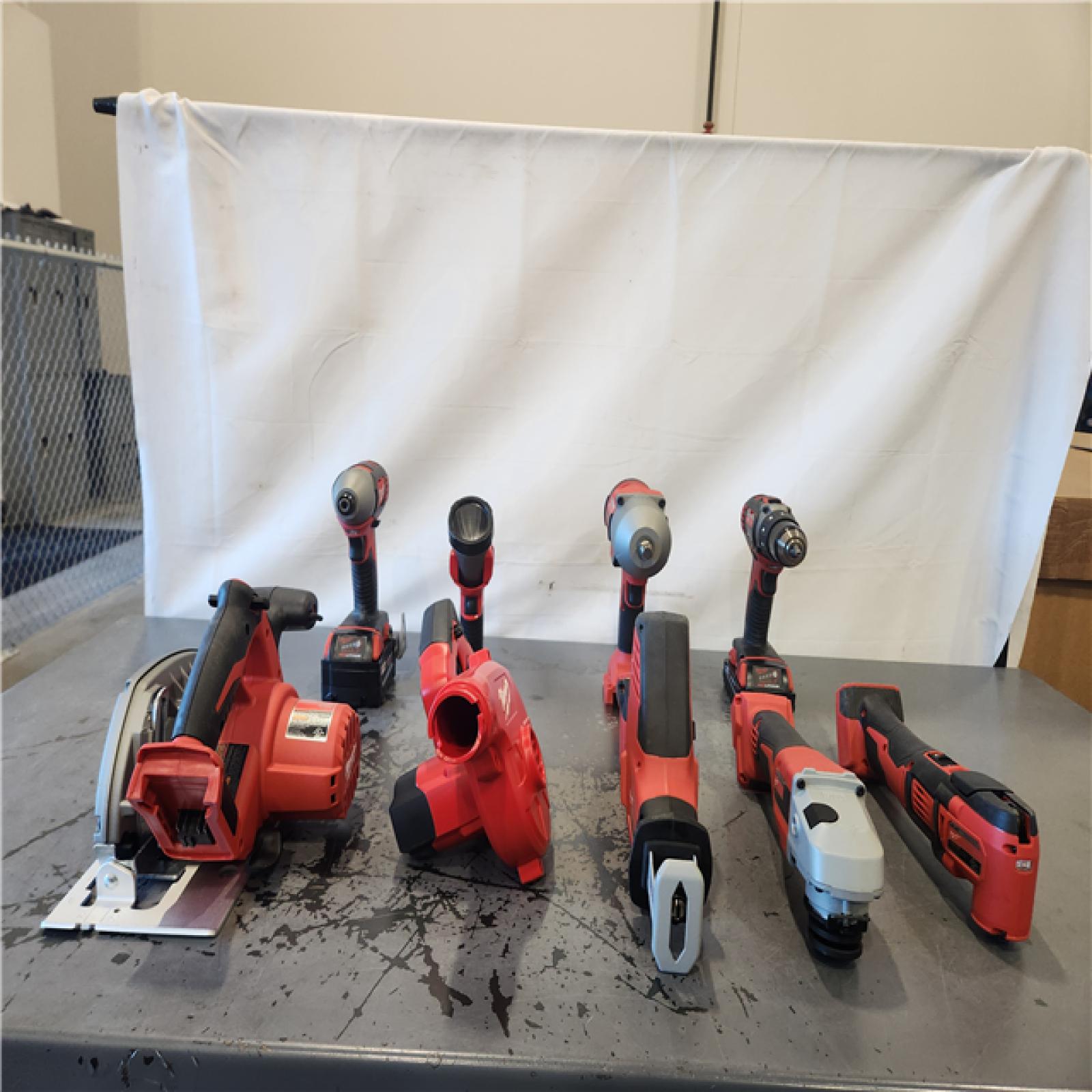 AS-IS- NEW M18 18-Volt Lithium-Ion Cordless Combo Kit 9-Tool with 2-Batteries  Charger and Tool Bag