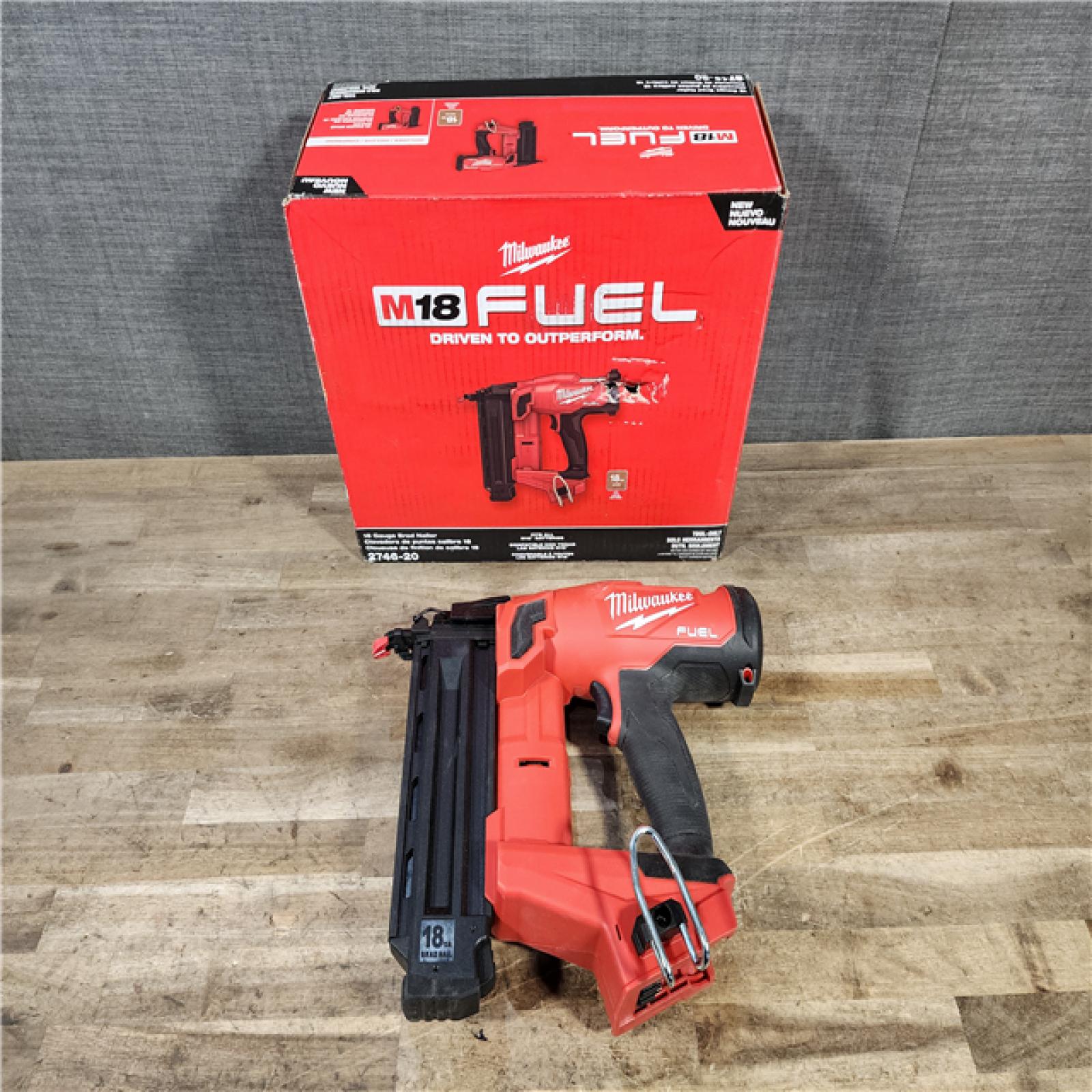 HOUSTON LOCATION - AS-IS Milwaukee M18 Fuel 18V Brushless 18-Gauge Brad Nailer 2746-20 (Bare Tool)