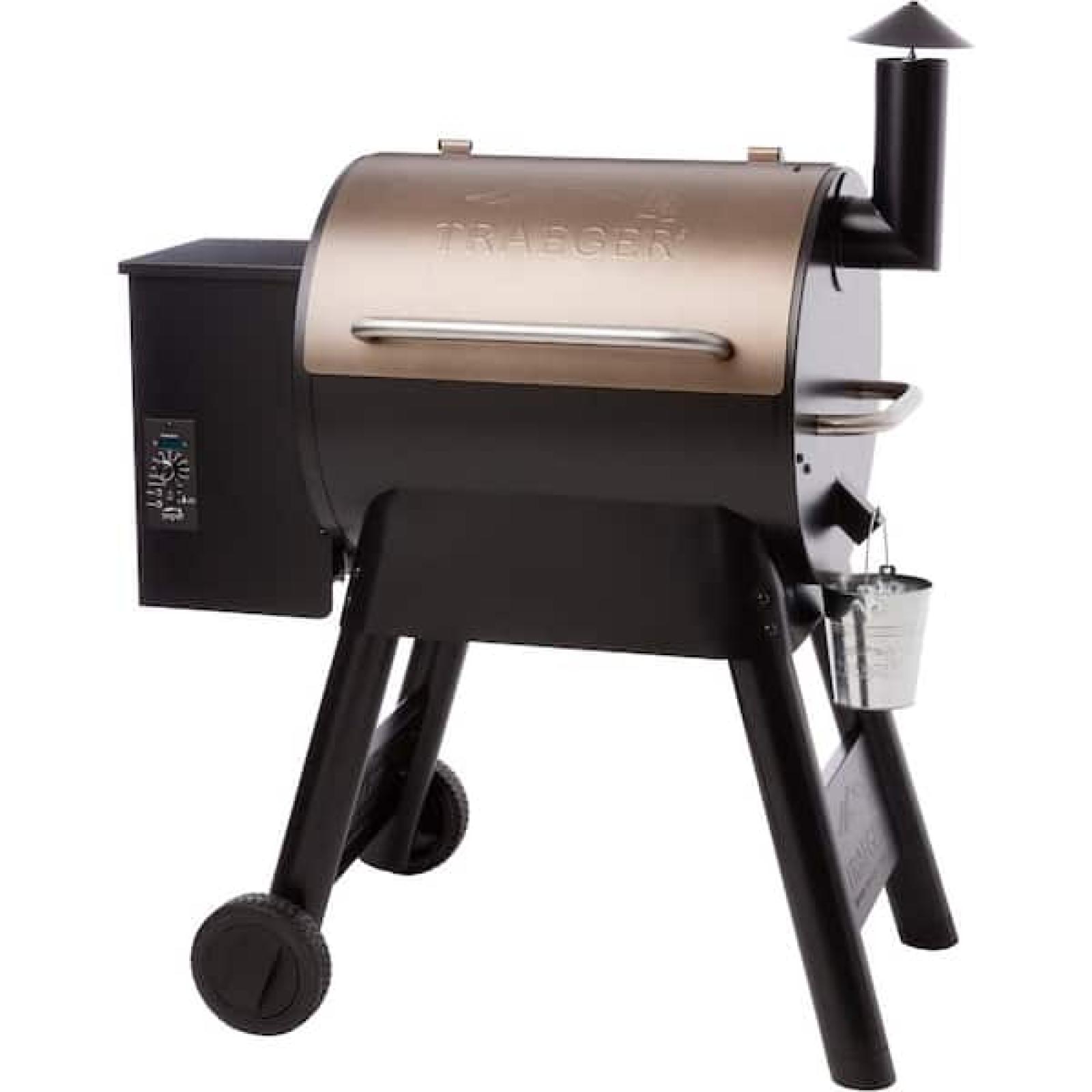 Phoenix SEALED Traeger Pro 22 BBQ Wood Pellet Grill and Smoker in Bronze