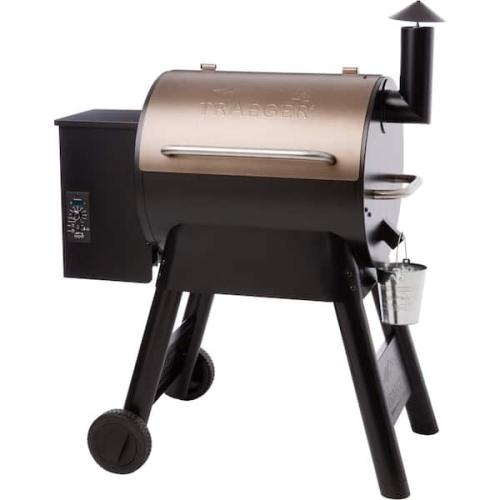 Phoenix SEALED Traeger Pro 22 BBQ Wood Pellet Grill and Smoker in Bronze