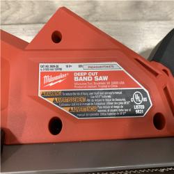AS-IS Milwaukee FUEL 18V Lithium-Ion Brushless Cordless Deep Cut Band Saw (Tool-Only)