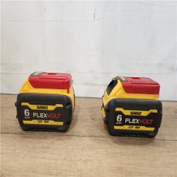 AS-IS- DEWALT FLEXVOLT 20V/60V MAX Lithium-Ion 6.0Ah Battery Pack (2 Pack)