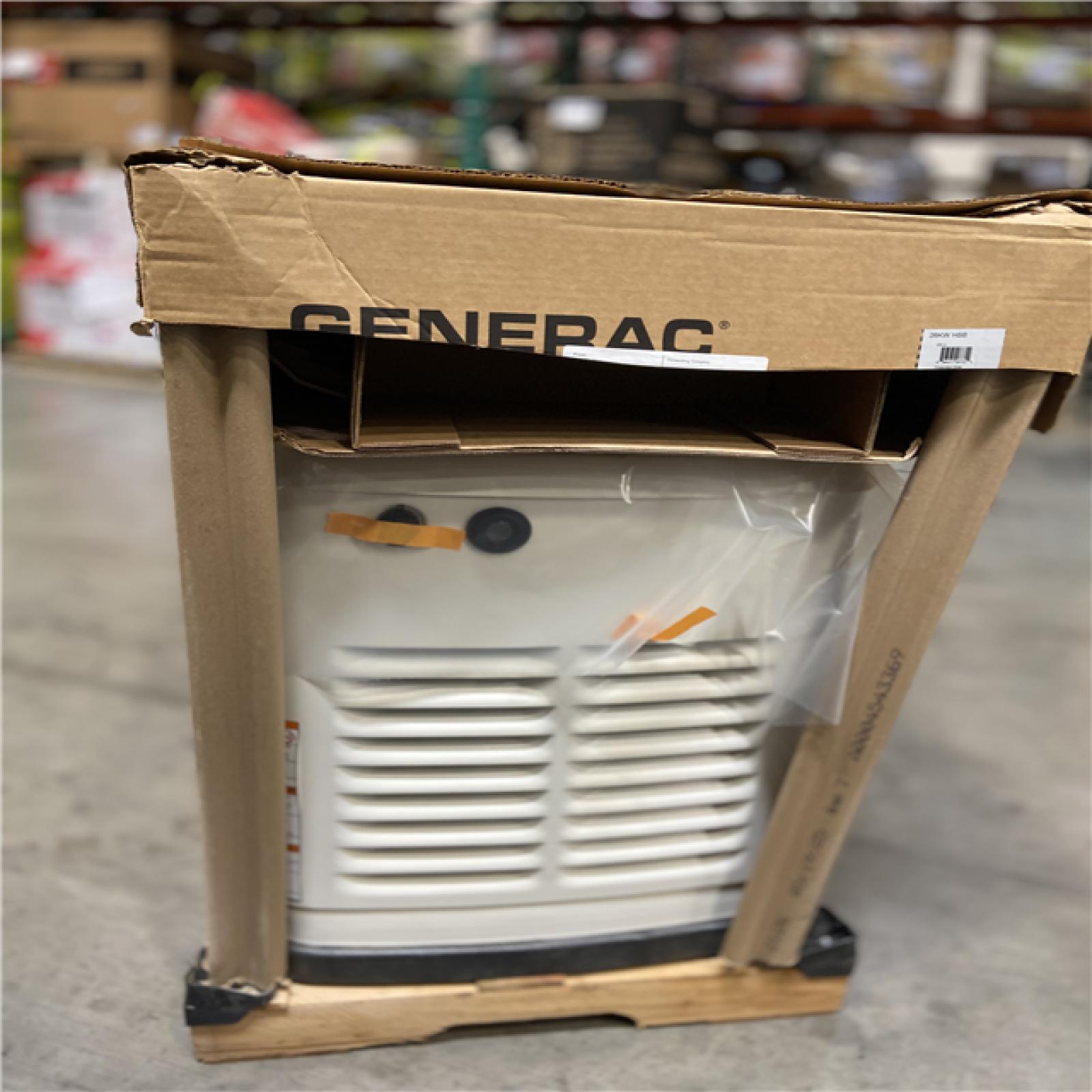 DALLAS LOCATION - Generac 26,000 Watt - Dual Fuel Air- Cooled Whole House Home Standby Generator,