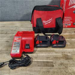 HOUSTON LOCATION - AS-IS Milwaukee M18 Brushed Cordless (2-Tool) Drill/Driver and Impact Driver Kit