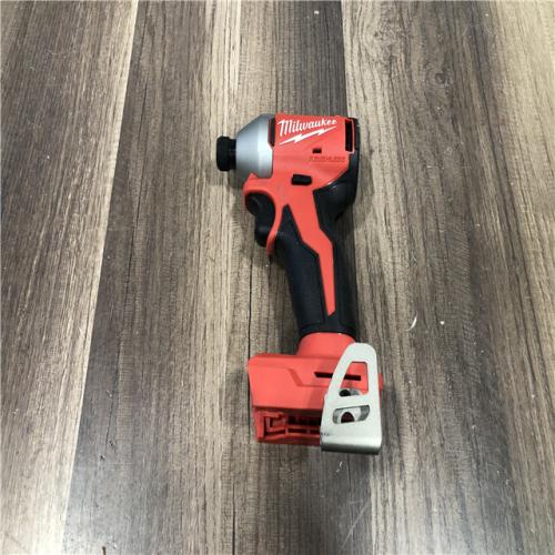AS-IS Milwaukee 18V Lithium-Ion Brushless Cordless 1/4 in. Compact Impact Driver (Tool Only)