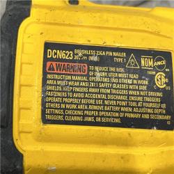 AS-IS DEWALT ATOMIC 20V MAX Lithium Ion Cordless 23 Gauge Pin Nailer Kit