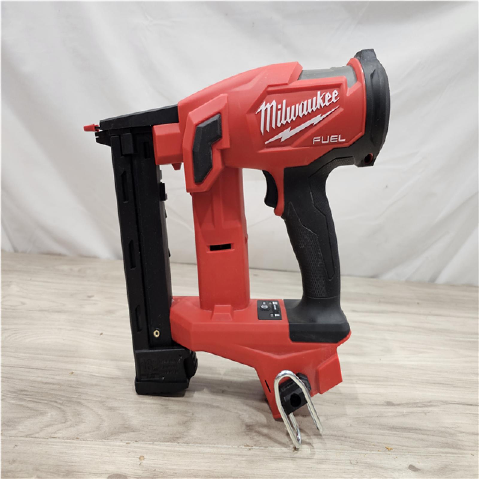 AS-IS Milwaukee FUEL 18-Volt Lithium-Ion Brushless Cordless 18-Gauge 1/4 in. Narrow Crown Stapler (Tool-Only)