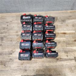 HOUSTON LOCATION - AS-IS MILWAUKEE BATTERY PACK QTY - 15