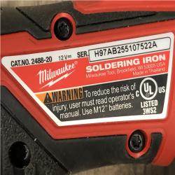 AS-IS Milwaukee 12-Volt Lithium-Ion Cordless Soldering Iron (Tool-Only)