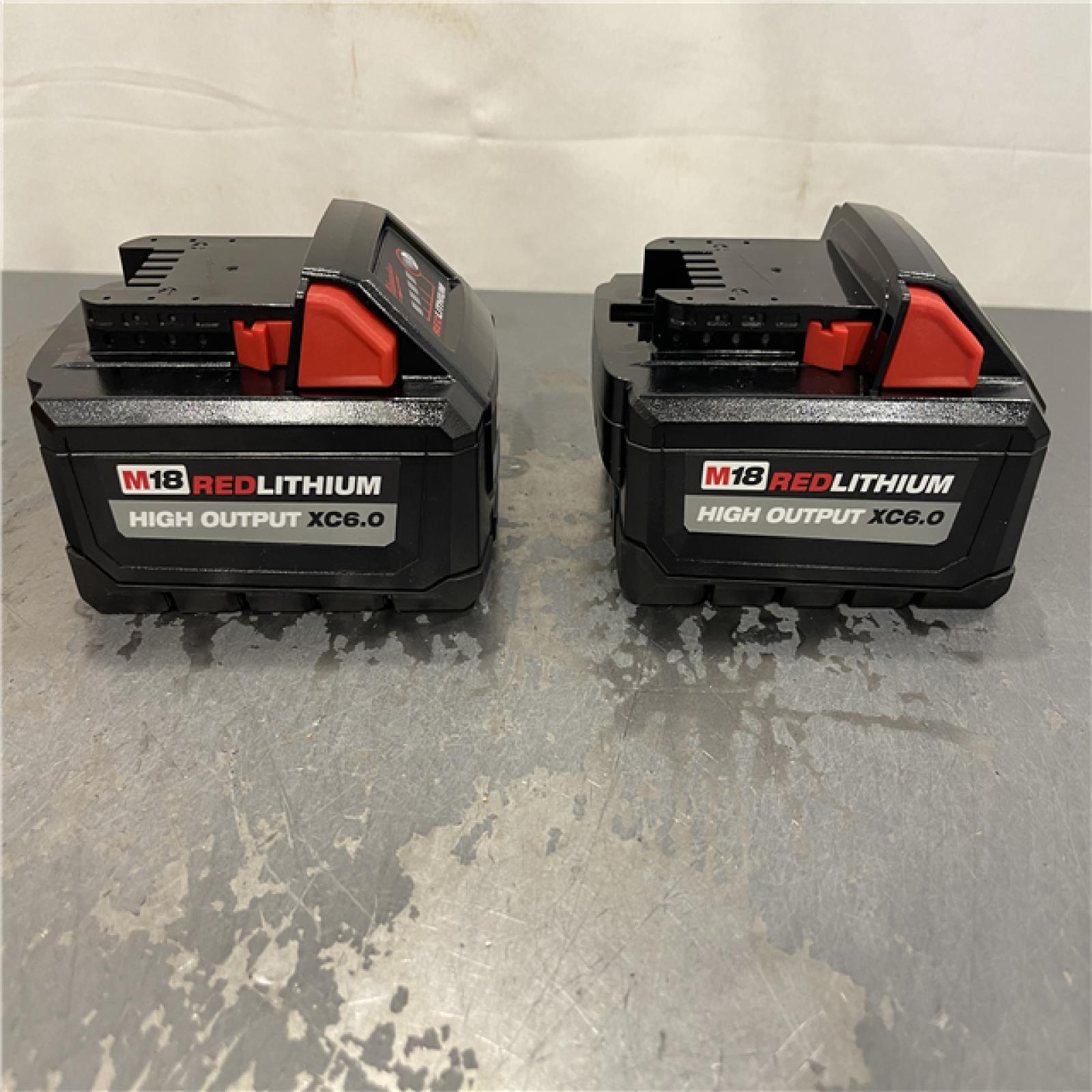 AS-IS - Milwaukee M18 18-Volt Lithium-Ion High Output Starter Kit with Two 6.0 Ah Battery and Charger