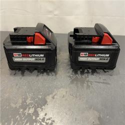 AS-IS - Milwaukee M18 18-Volt Lithium-Ion High Output Starter Kit with Two 6.0 Ah Battery and Charger
