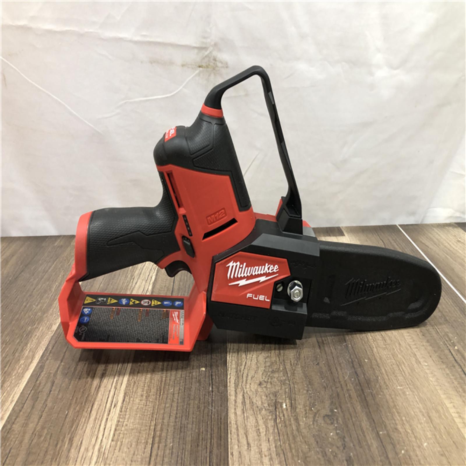 AS-IS Milwaukee FUEL 6 in. 12V Lithium-Ion Brushless Electric Cordless Battery Pruning Saw HATCHET (Tool-Only)