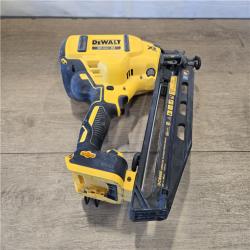 AS-IS DEWALT 20V MAX XR 16-Gauge Electric Cordless Angled Finishing Nailer Kit