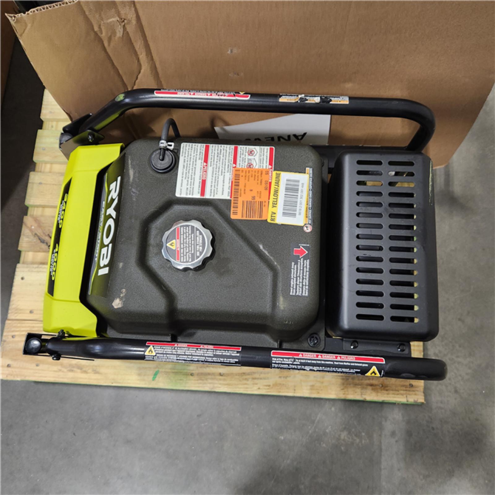 Dallas Location - As-Is RYOBI 4000-Watt Gasoline Portable Generator