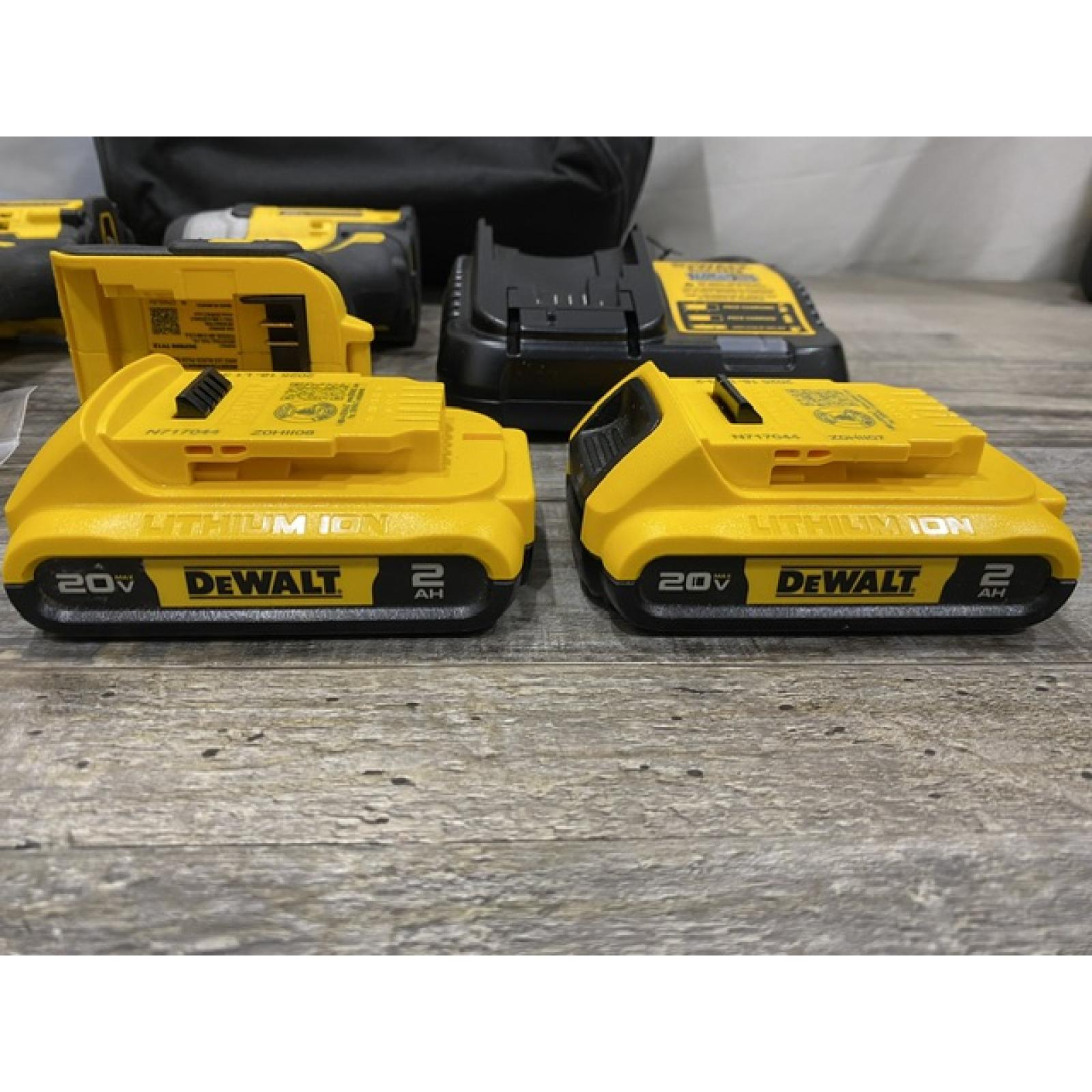 AS-IS DEWALT ATOMIC 20-Volt MAX Lithium-Ion Cordless (2-Tool) Combo Kit