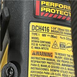 AS-IS DEWALT FLEXVOLT 60V MAX Cordless 1-1/4 in. SDS Plus Rotary Hammer (Tool Only)
